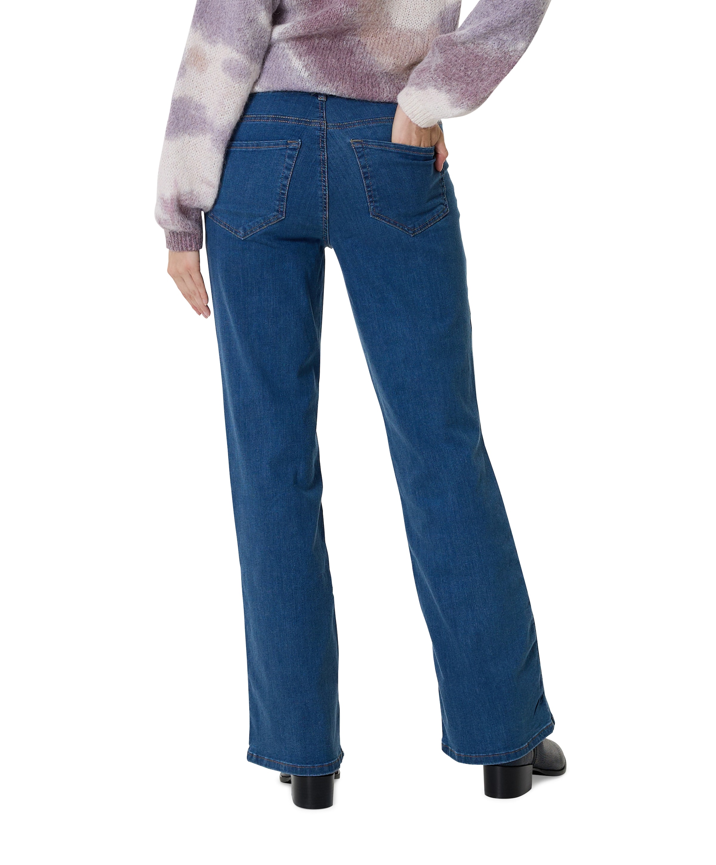 Enjoy Wide leg broek blauw