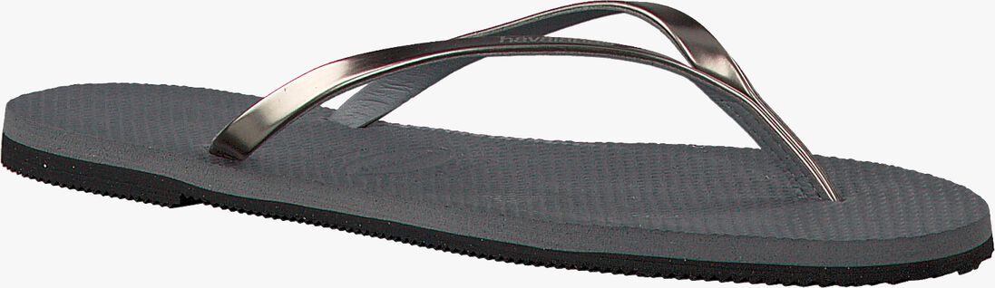 HAVAIANAS grijze havaianas teenslippers you metallic