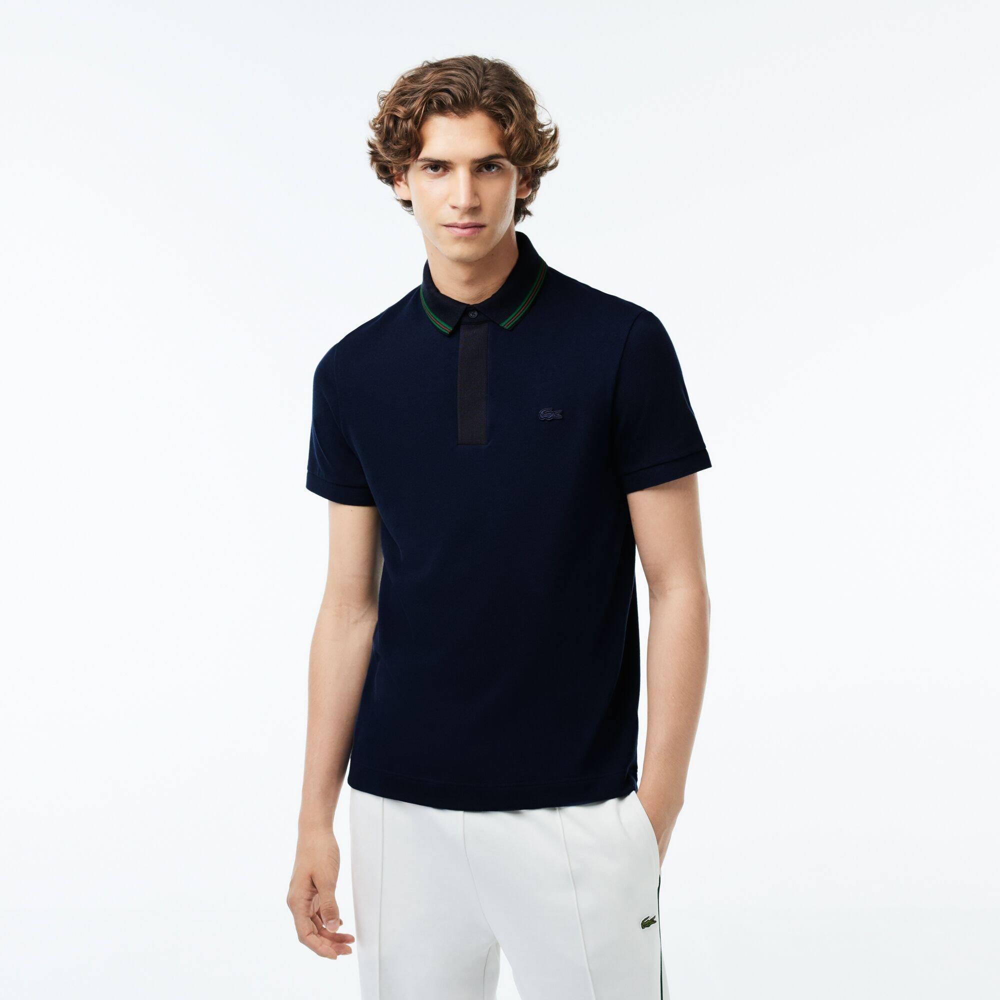 Lacoste Contrast Neck Smart Paris Polo