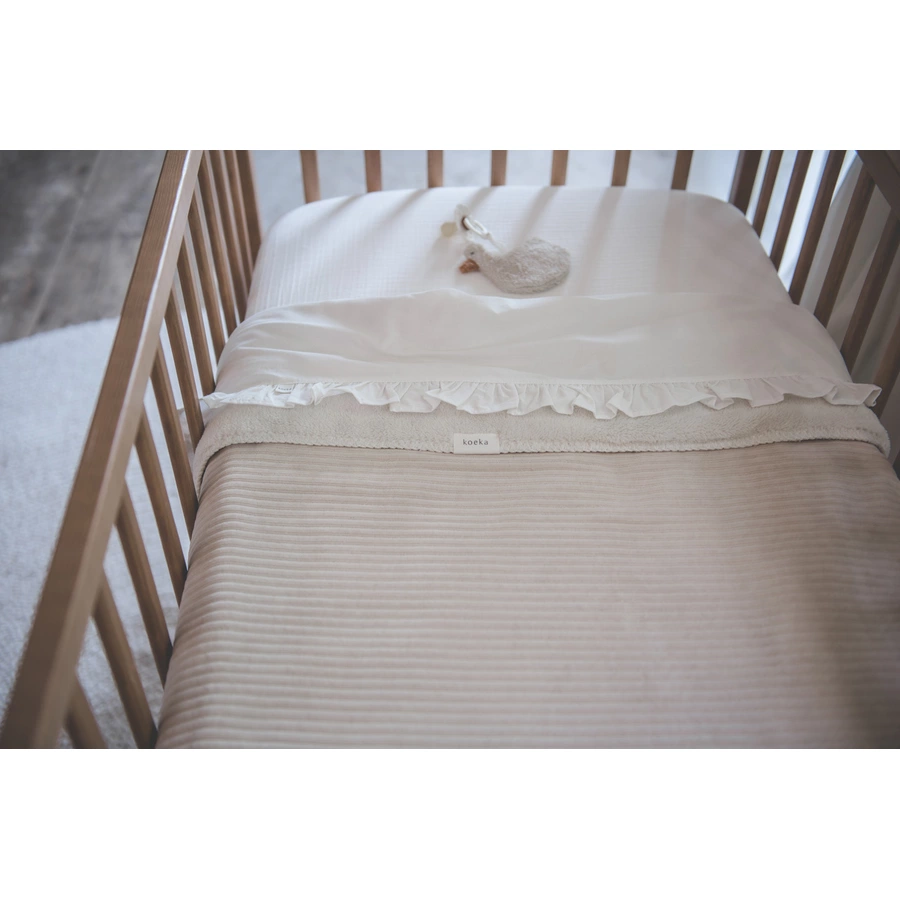 koeka Kinderdecke Plüsch Vik beige