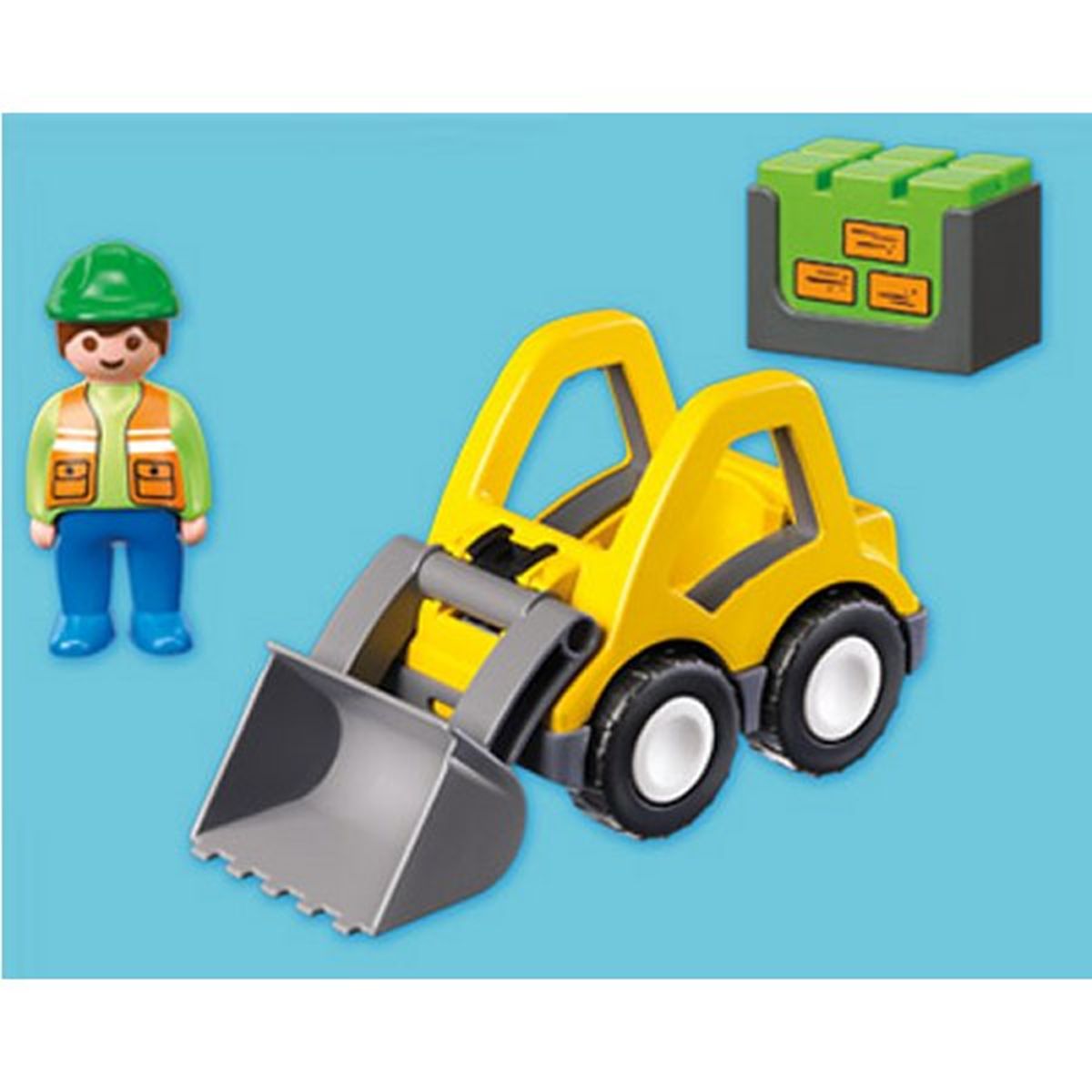 Chargeur et ouvrier Playmobil 1.2.3 6775
