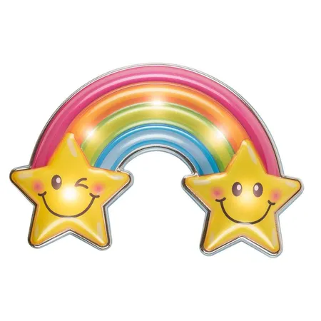 Idena LED Wandsticker Lampe Regenbogen, ca. 22 x 13 cm