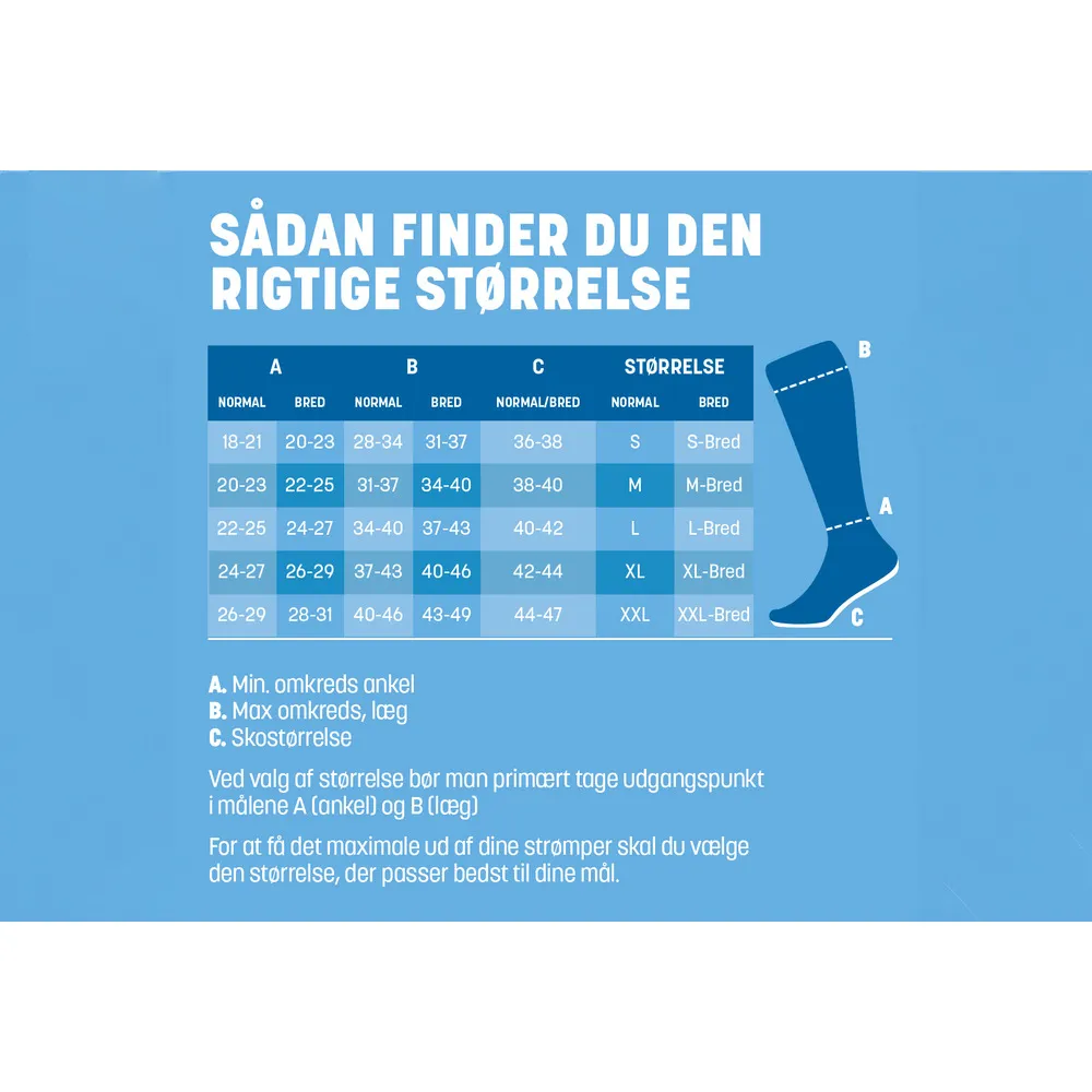 Mabs Cotton Knee White - Flere størrelser