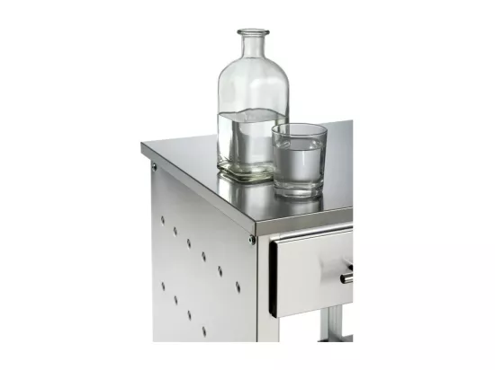 Grande desserte de cuisine très élégante et de grande capacité - 92*72,5*45,5cm – MALMÖ INOX