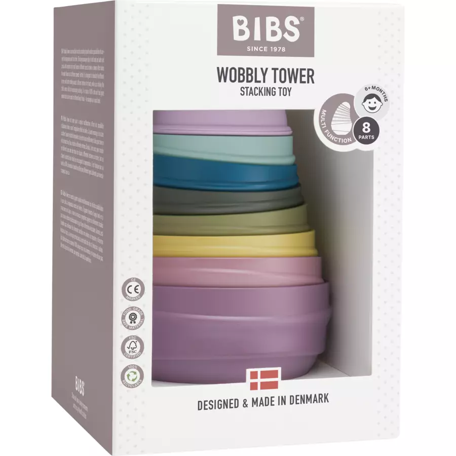 BIBS® Stapelturm Bright Rainbow