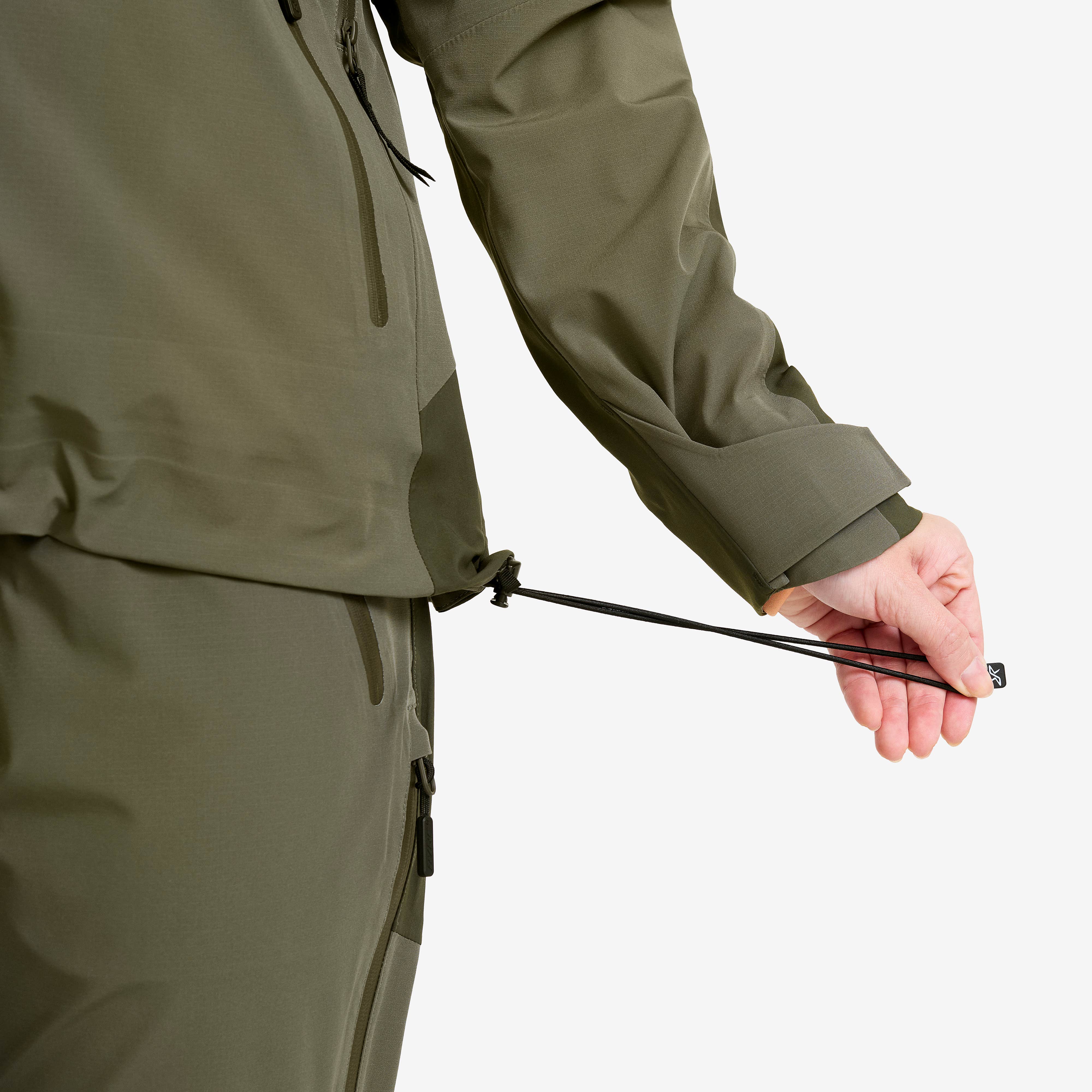 Aries Pro 3L Shell Jacket Dame Grape Leaf/Forest Night