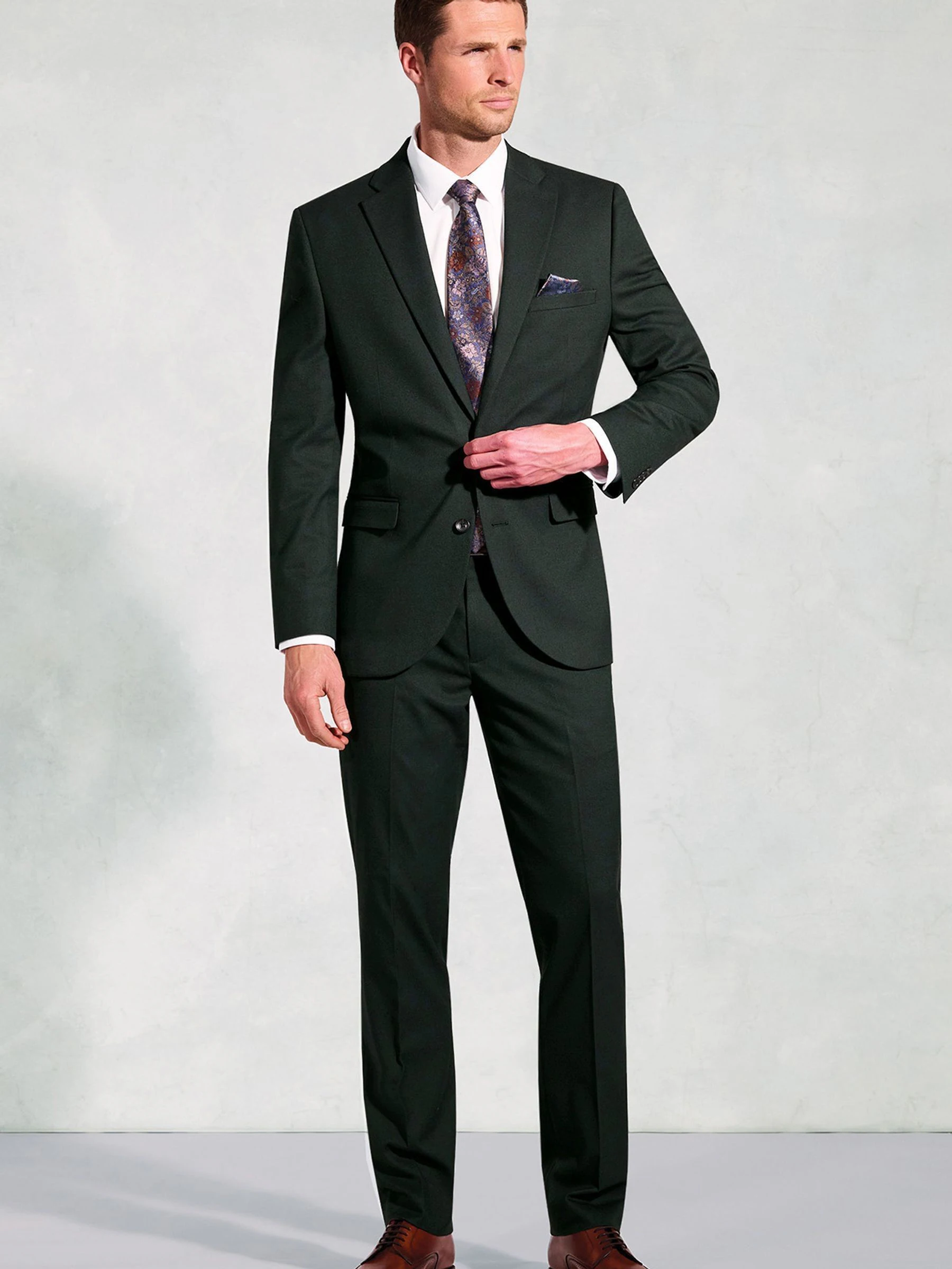 Groen - Brook Taverner Flannel Suit Jacket