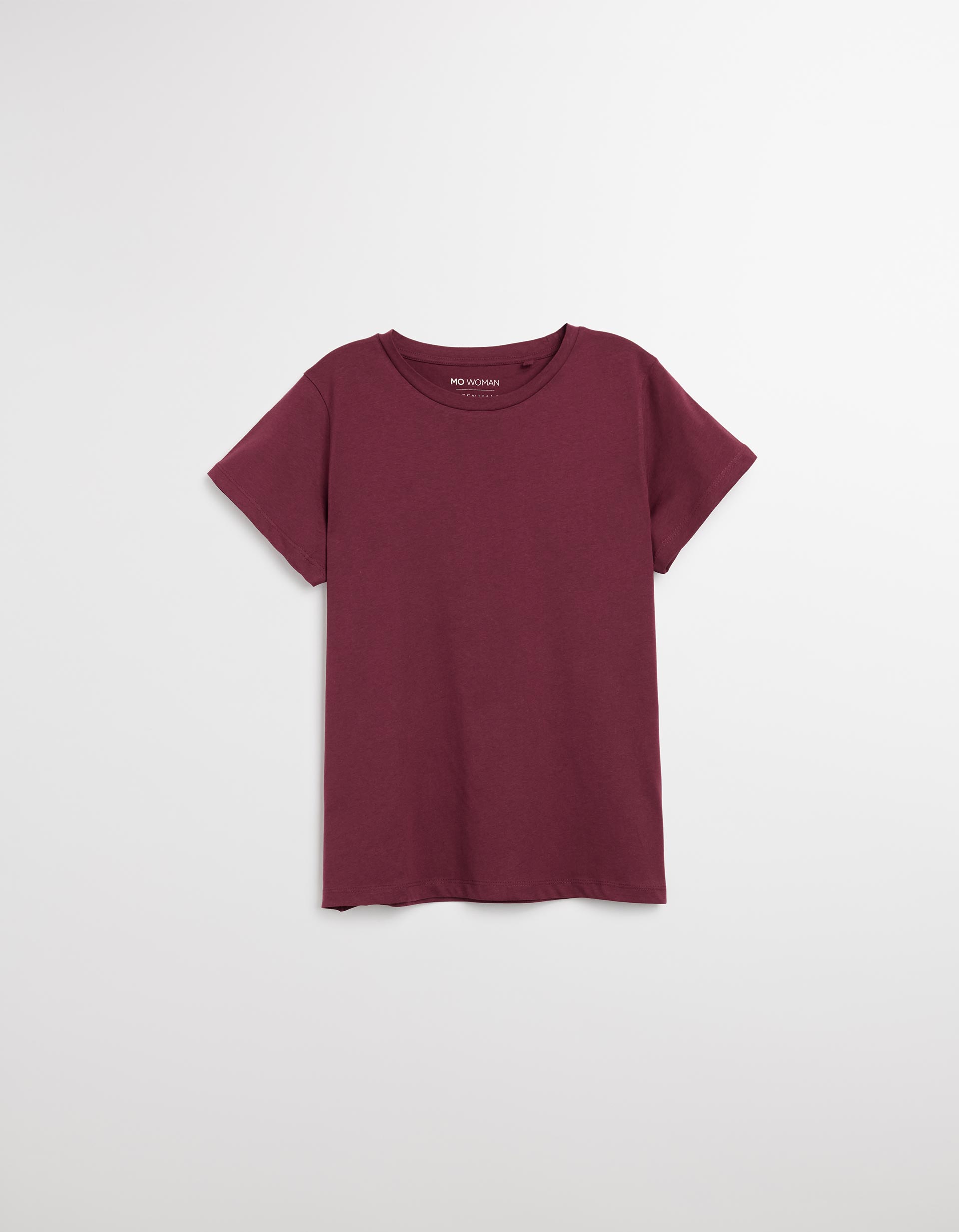 T-shirt, Mulher, Vermelho Escuro