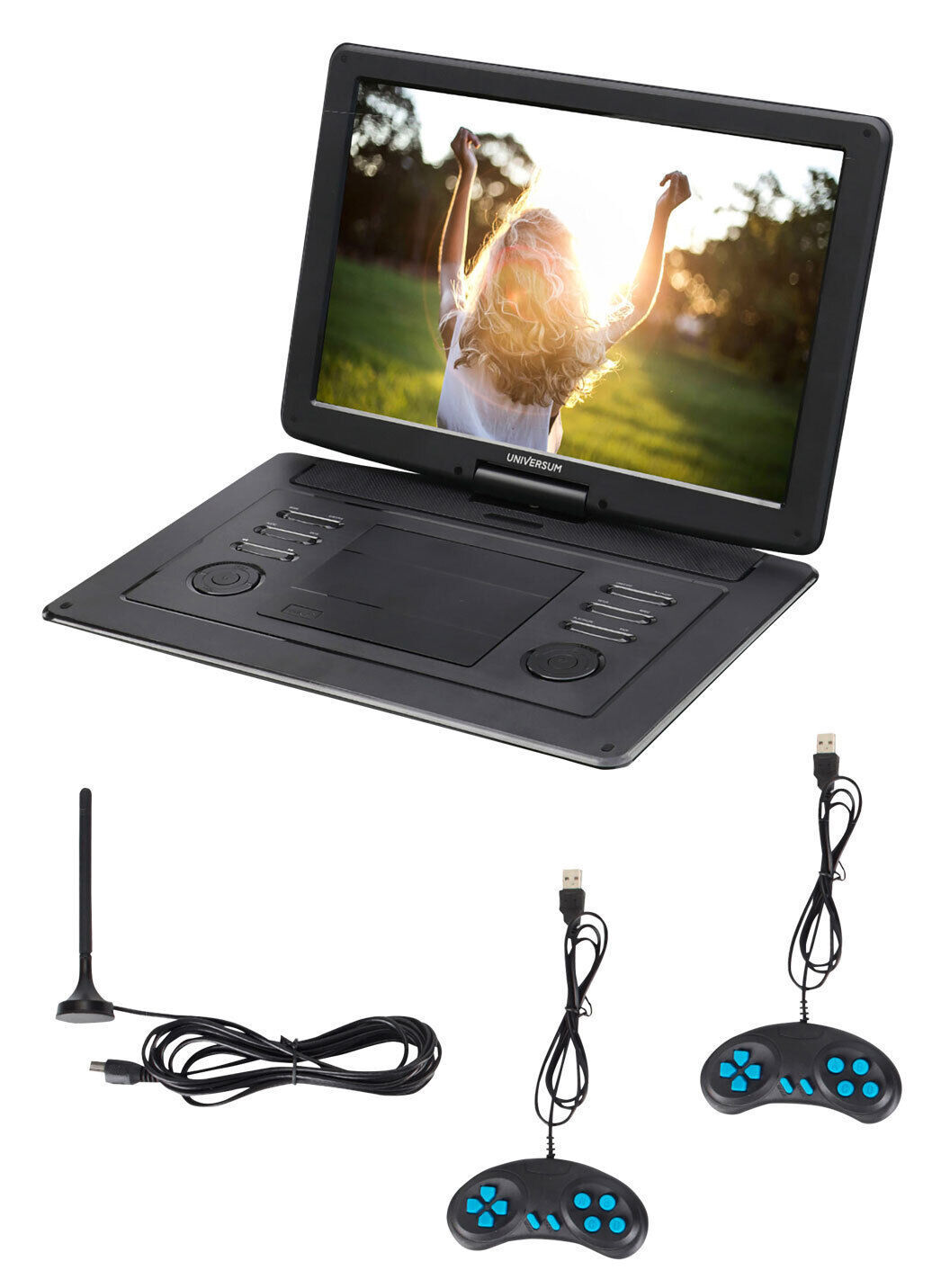 Universum DVD 400-20 portabler DVD-Spieler mit 300 Mini-Spielen