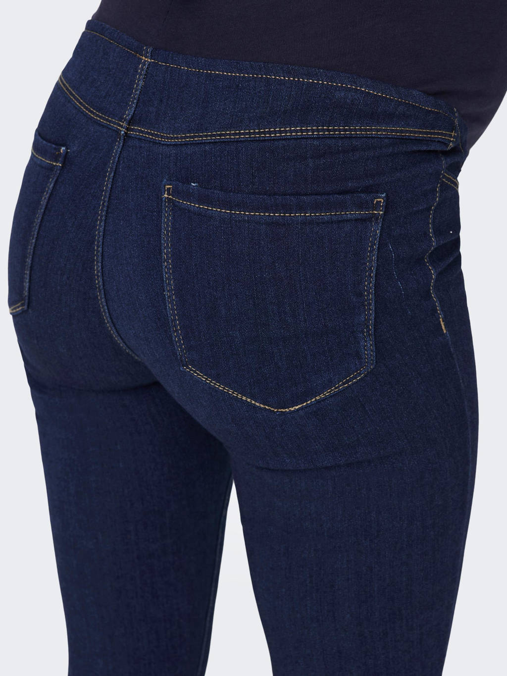 ONLY MATERNITY skinny jegging OLMRAIN dark blue denim