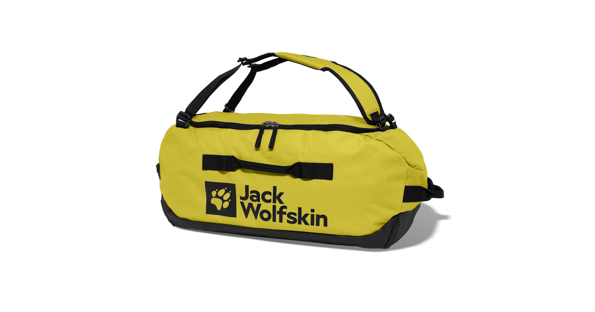 Jack WolfskinAll-in Duffle 65 rugzak  (Geel/zwart, 65 liter)