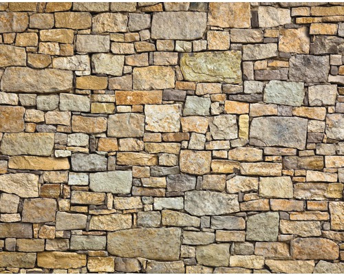 Vliesbehang 18015 Stenen Muur 7-delige set 350 x 260 cm