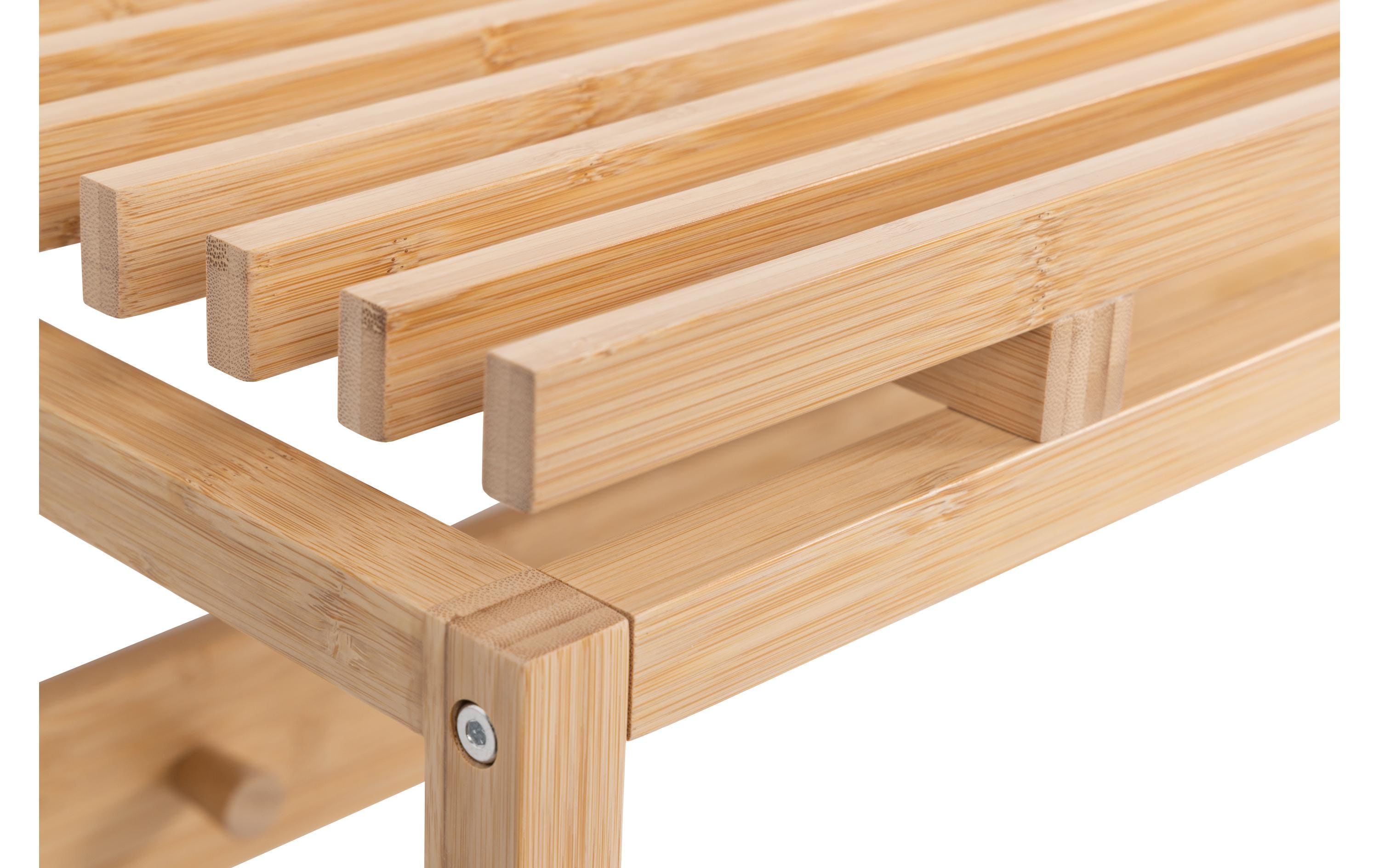 Wandgarderobe Bali 80 x 30 x 29 cm, Nature<br>Kleiderleiste