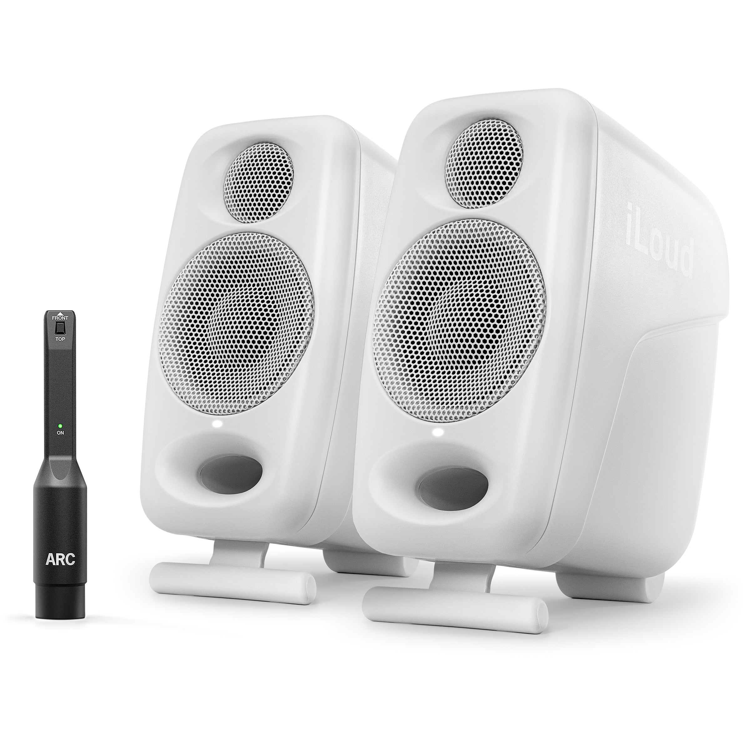 IK Multimedia iLoud Micro Monitor Pro White (set van 2 + microfoon)