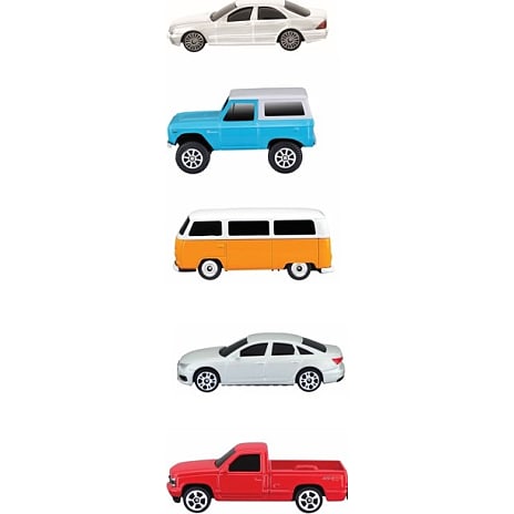 Car Mania Diecast legetøjsbiler 5-pak