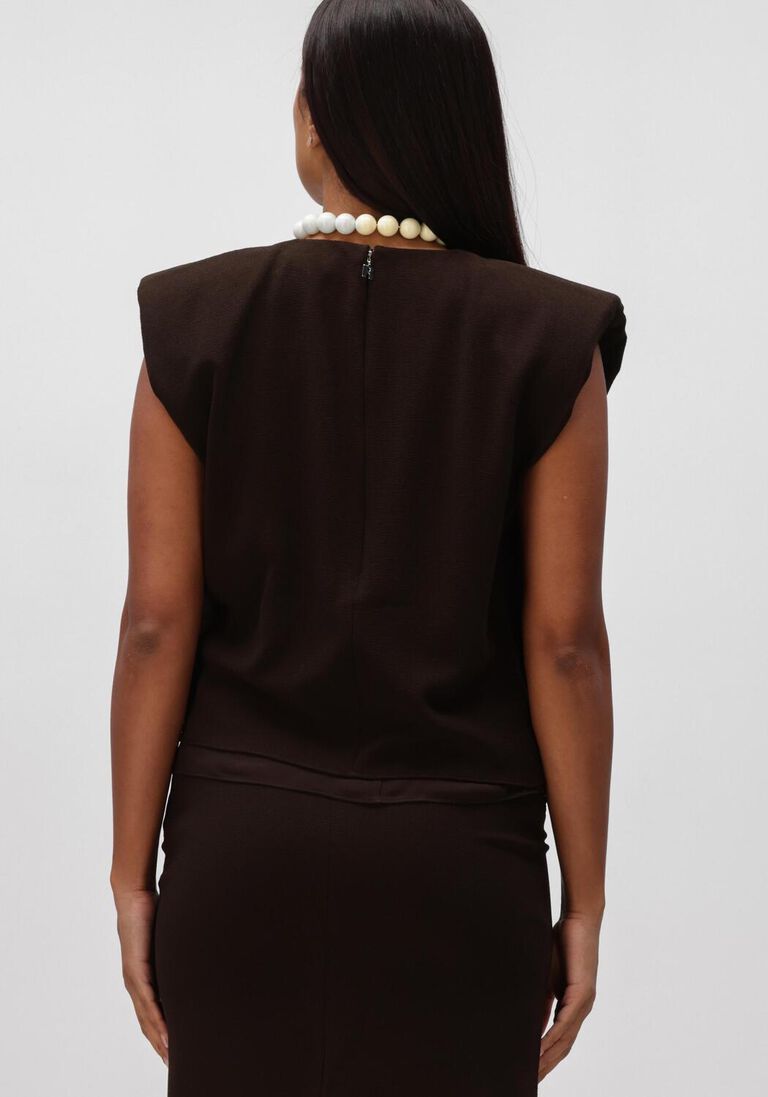 bruine rotate top two layer boxy top