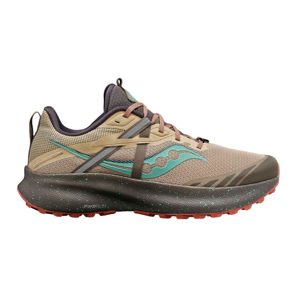 Saucony RIDE 15 TR - Chaussures trail Femme desert/sprig
