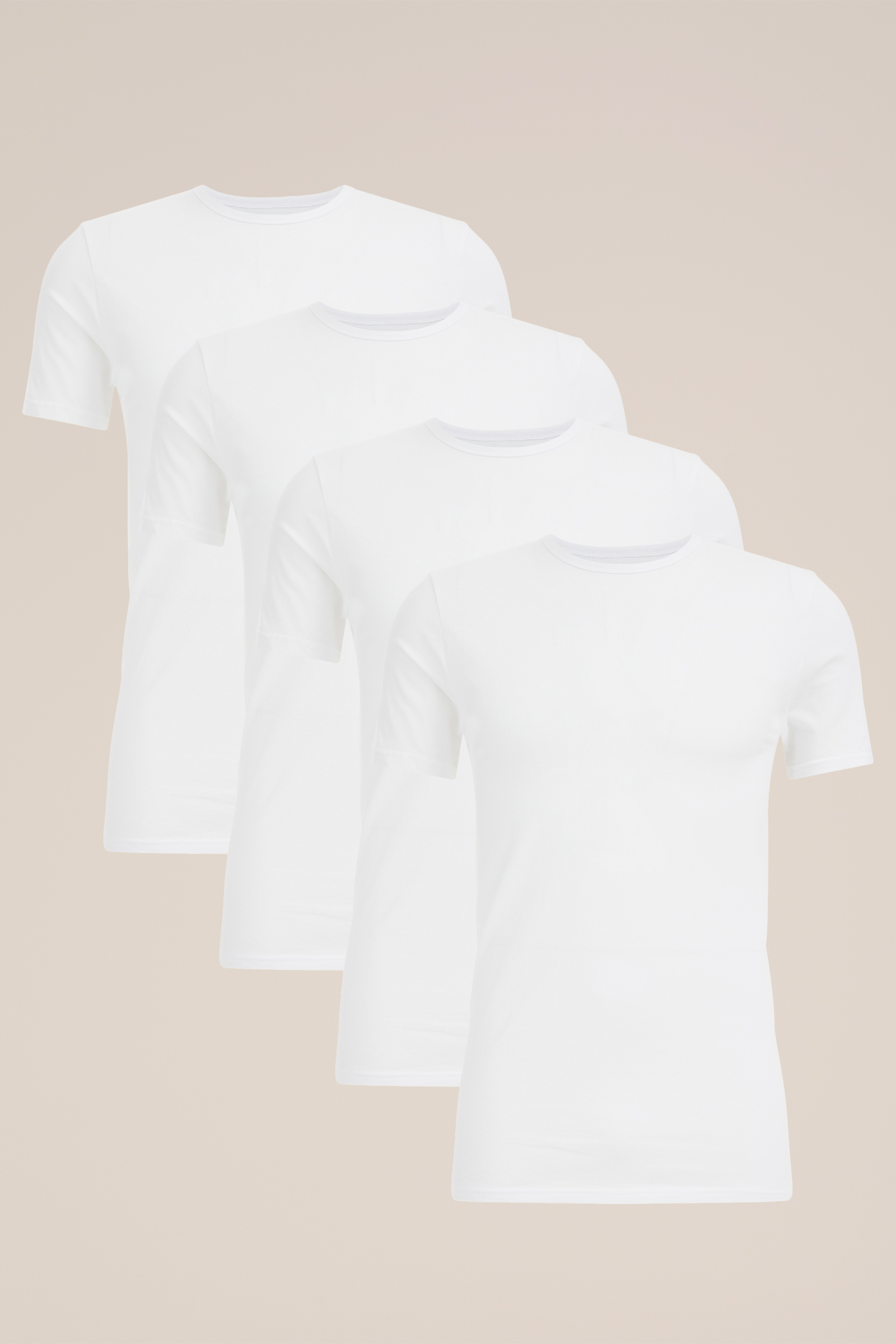 T-shirt, 4-pack WE Fashion Wit