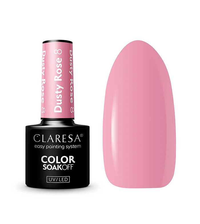 Claresa - *Dusty Rose* - Absorva o esmalte semipermanente - 08