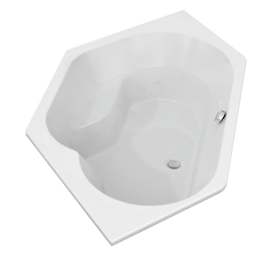 Riho Winnipeg hoekbad 145x145cm wit glans