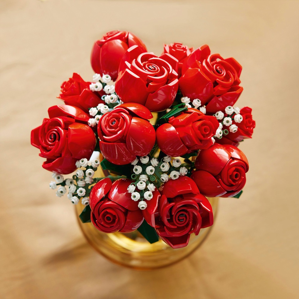 LEGO Icons 10328 Rosenstrauß Blumenset für Erwachsene
