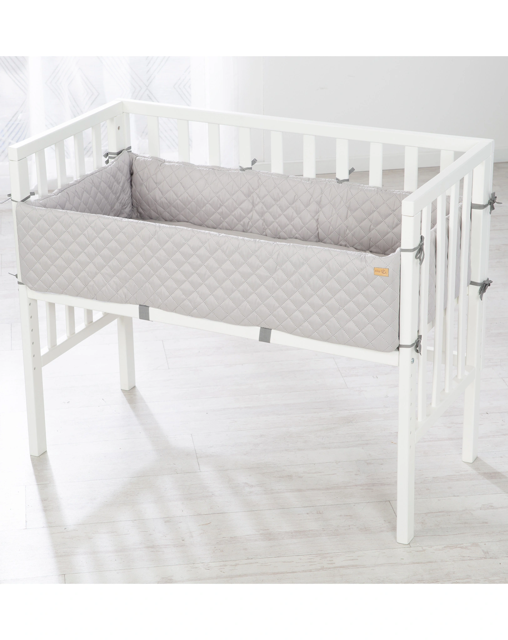 Beistellbett ROBA STYLE 76 x 100 cm (Farbe: weiß)