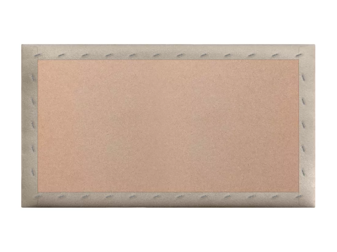 DHOME Lot de 1 Panneaux muraux en tissu auto-adhésifs Panneaux muraux absorbants acoustiques Protection contre les chocs (Beige, 50x40cm, x1)
