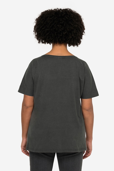 T-Shirt, oversized, Let's Rock, Rundhals