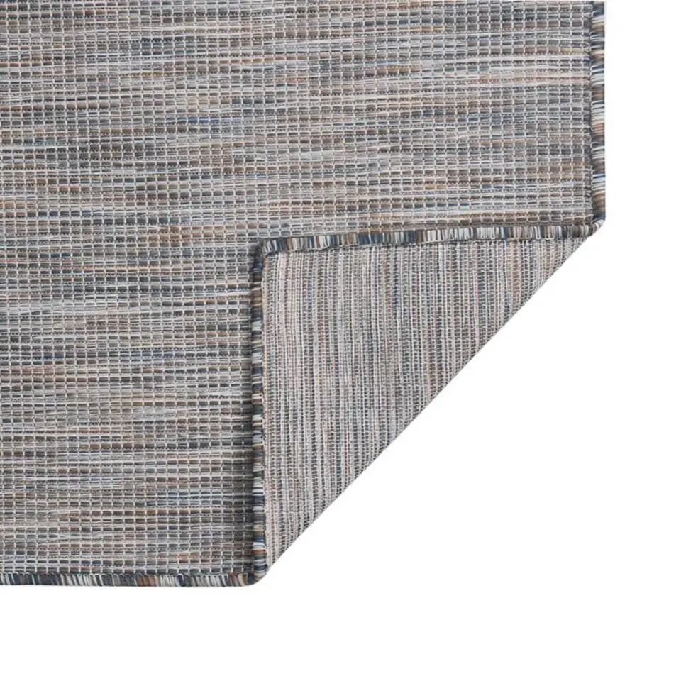 vidaXL - Buitenkleed - Zwart - Kunststof - 120 x 170 cm