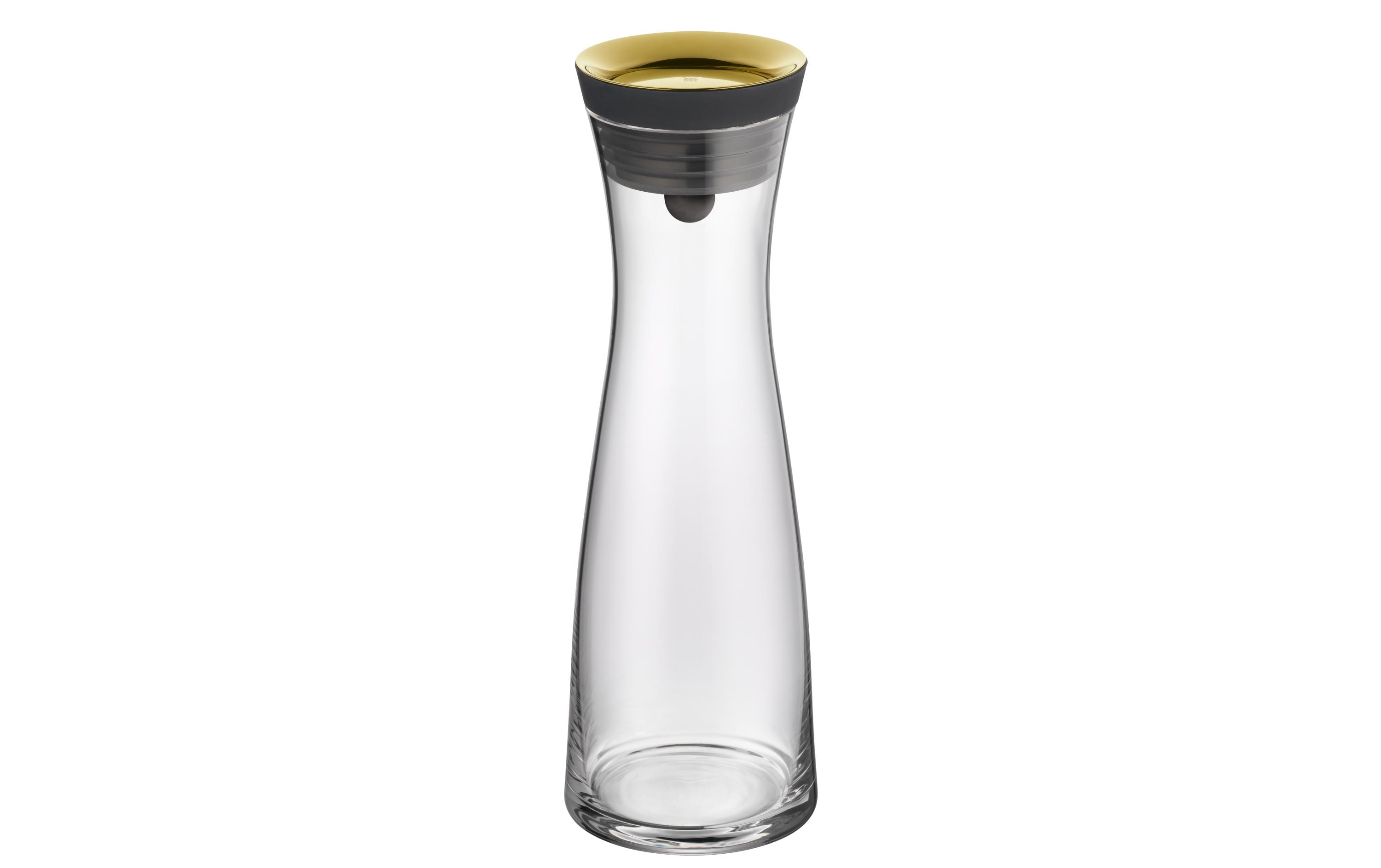 Karaffe Basic 1 l, Gold/TransparentWasserkaraffe öffnet und schliesst automatisch dank Close-Up Verschluss