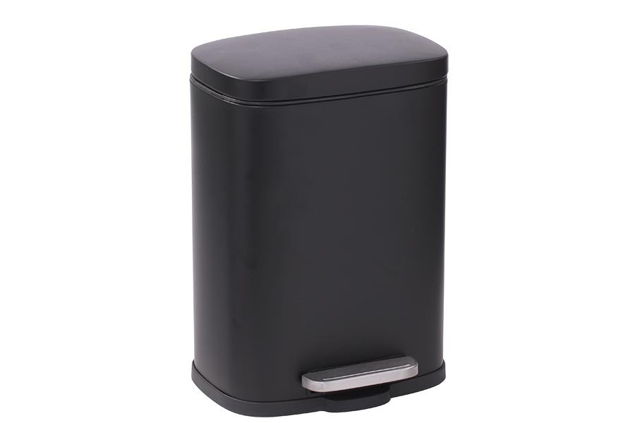 Celina pedalbøtte Matt sort. 5L