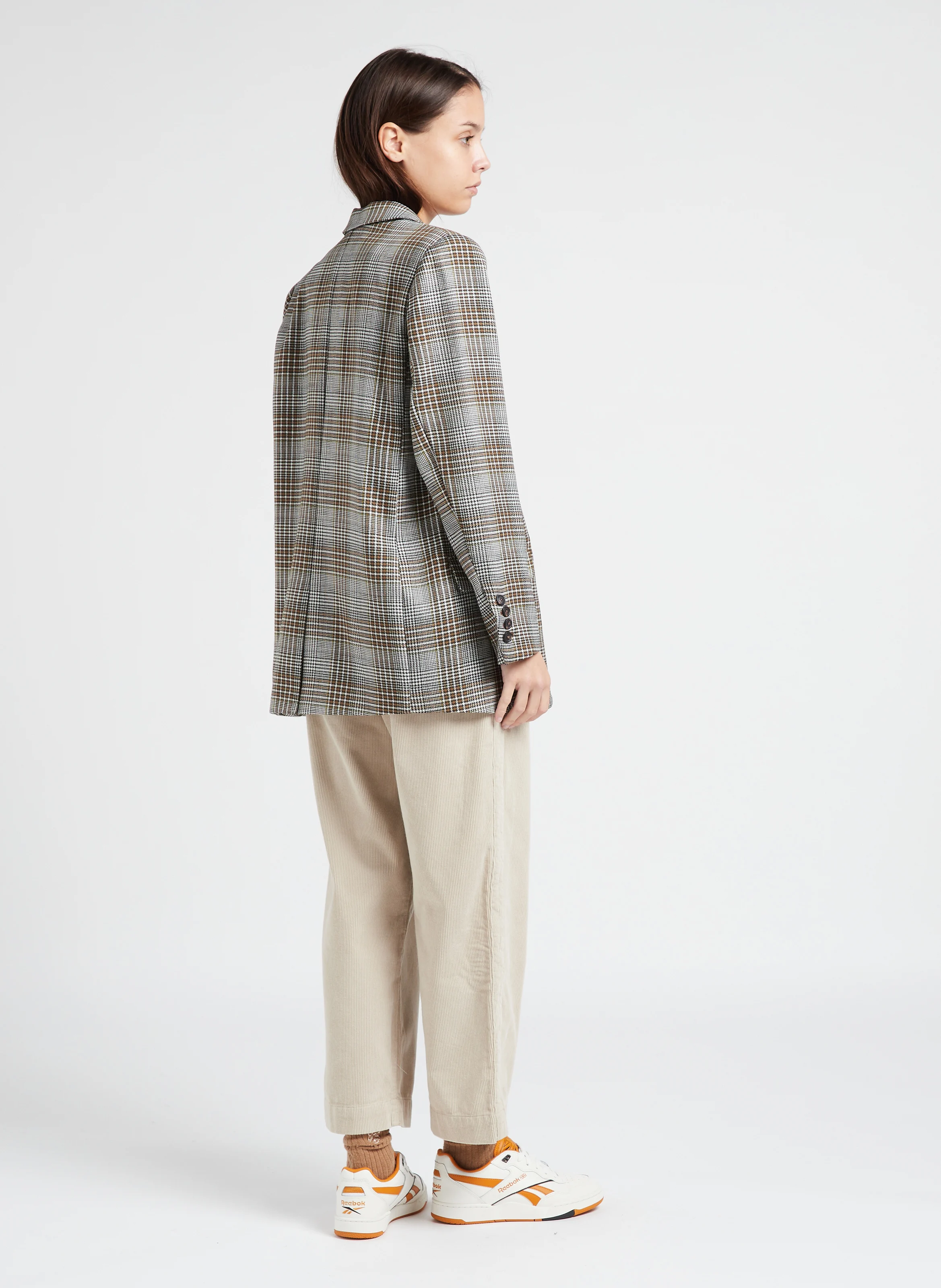 PENNY - Pantalon droit en coton | Beige