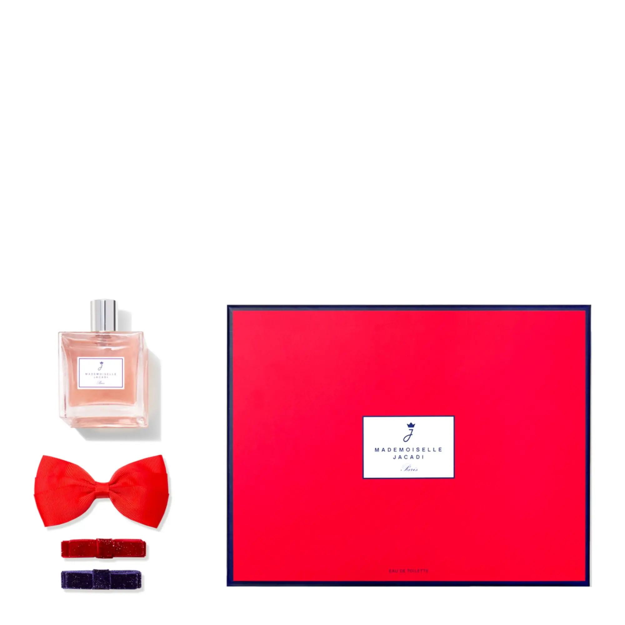 Jacadi - Coffret MademoiselleEau De Toilette 100ml & Son Trio De Barrettes - Enfant