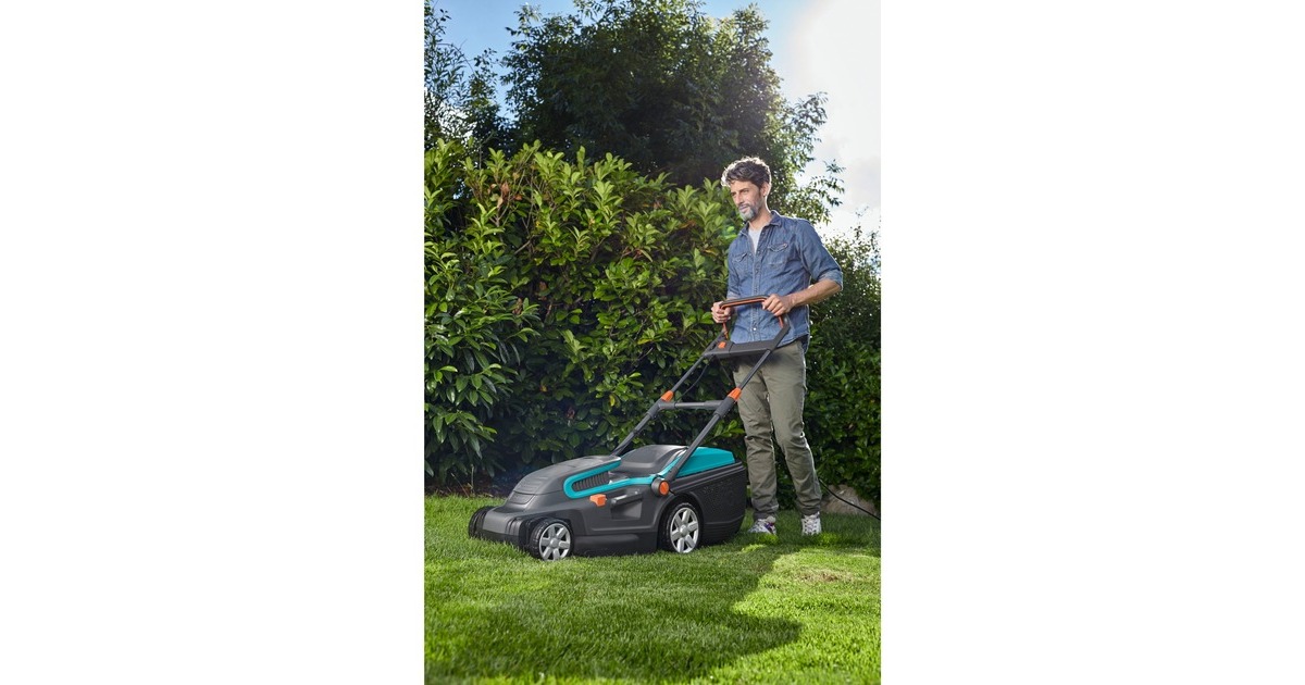GARDENAElektrische grasmaaier PowerMax 1800/42  (Zwart/turquoise, 5042-20)