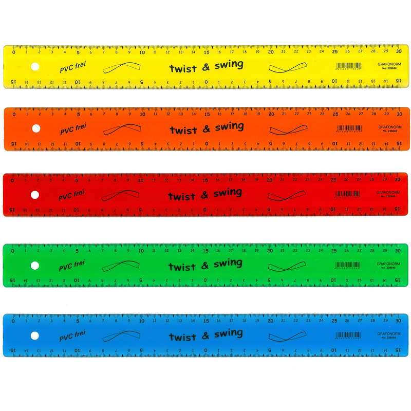 DUX Massstab Twist & Swing, assortiert, 1 Stück, 30 cm