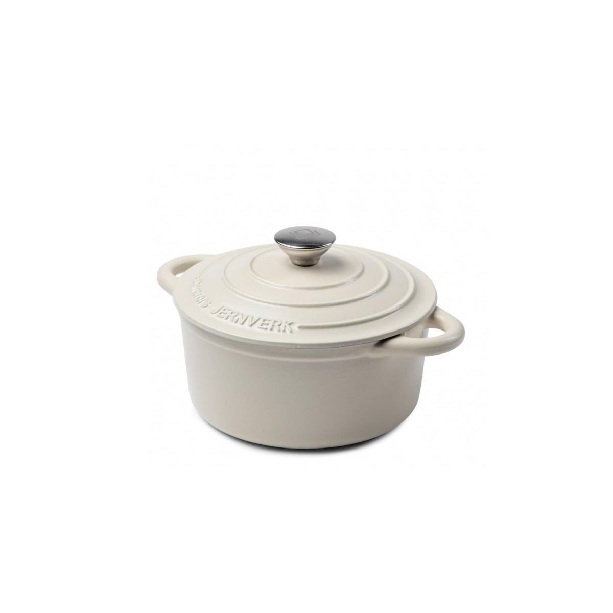Orrefors Jernverk Gjutjärnsgryta 2,8L, Off white