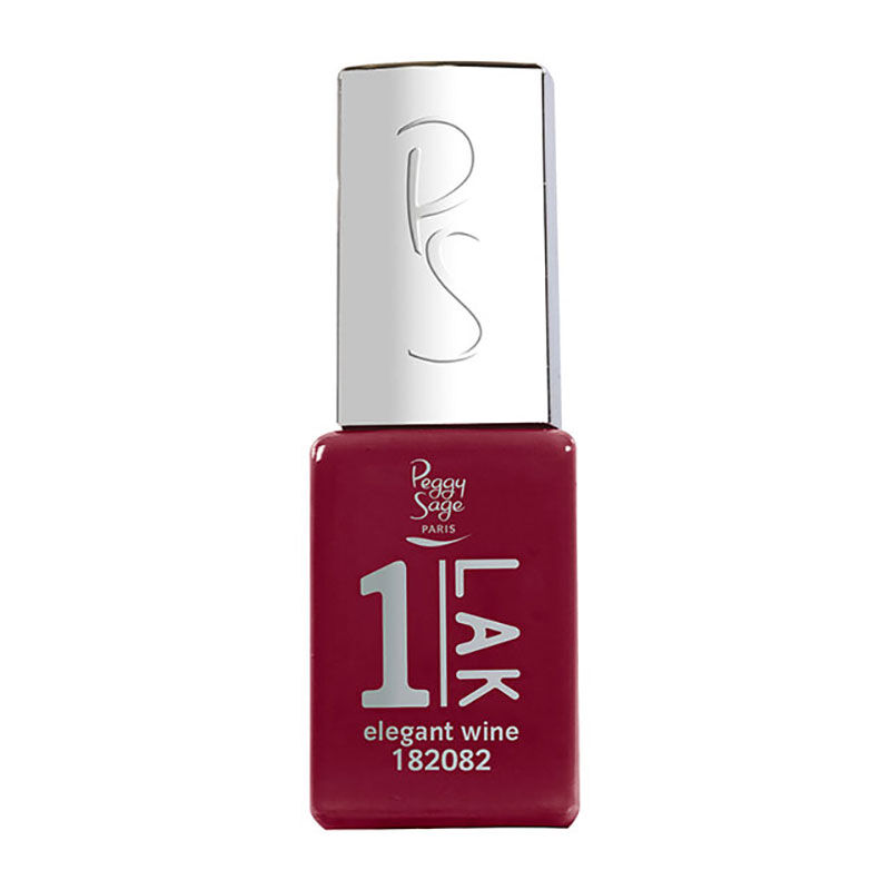 1-LAK vernis semi-permanent 3 en 1 elegant wine