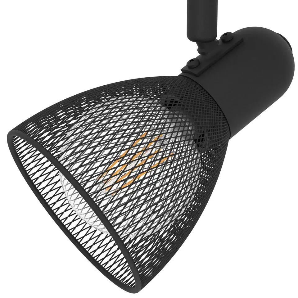 EGLO Carovigno Opbouwspot - 36.5 cm - Zwart