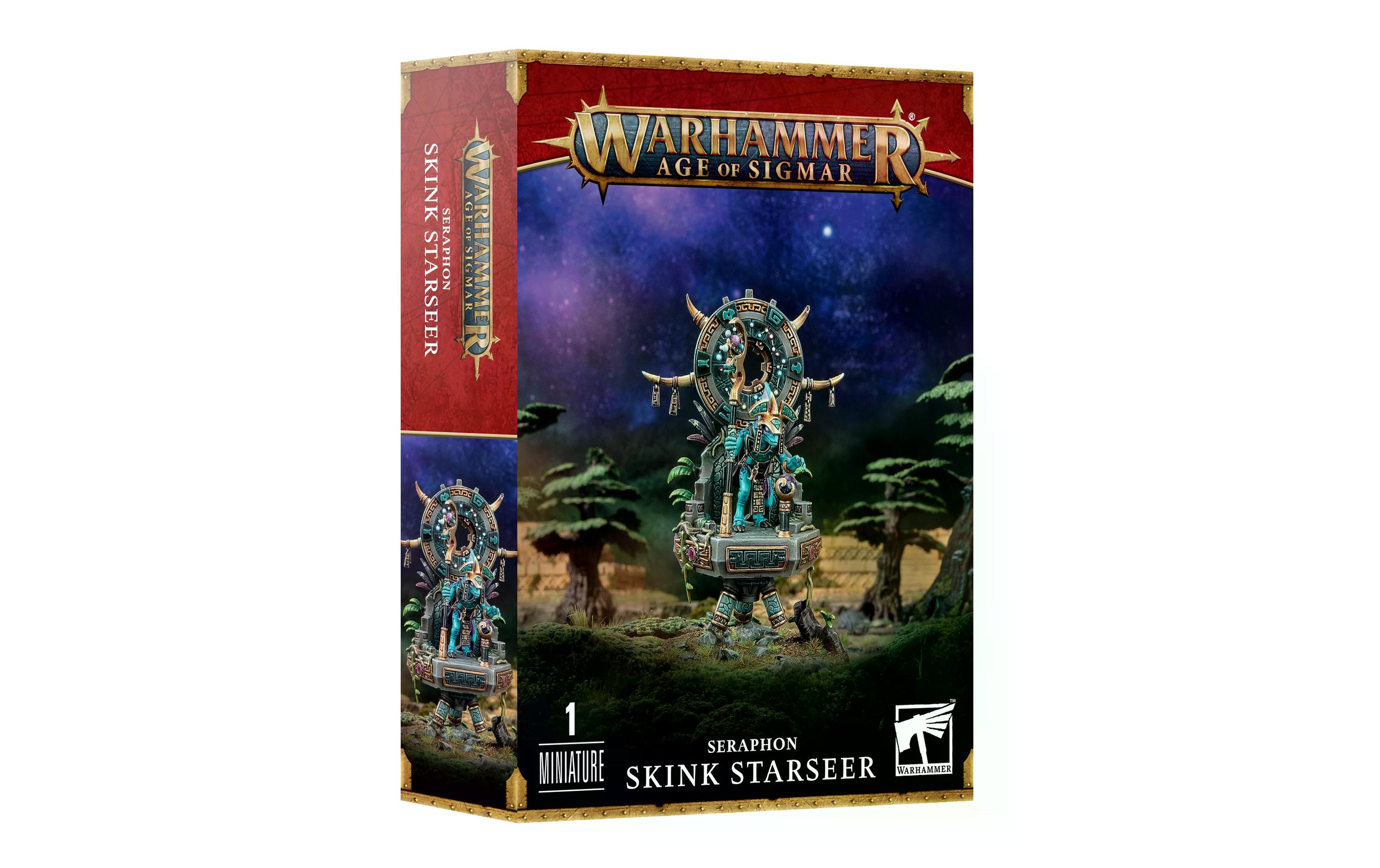 Figur Warhammer Age of Sigmar Skink-SternseherWarhammer Age of Sigmar Miniatur: Seraphon Skink Starseer
