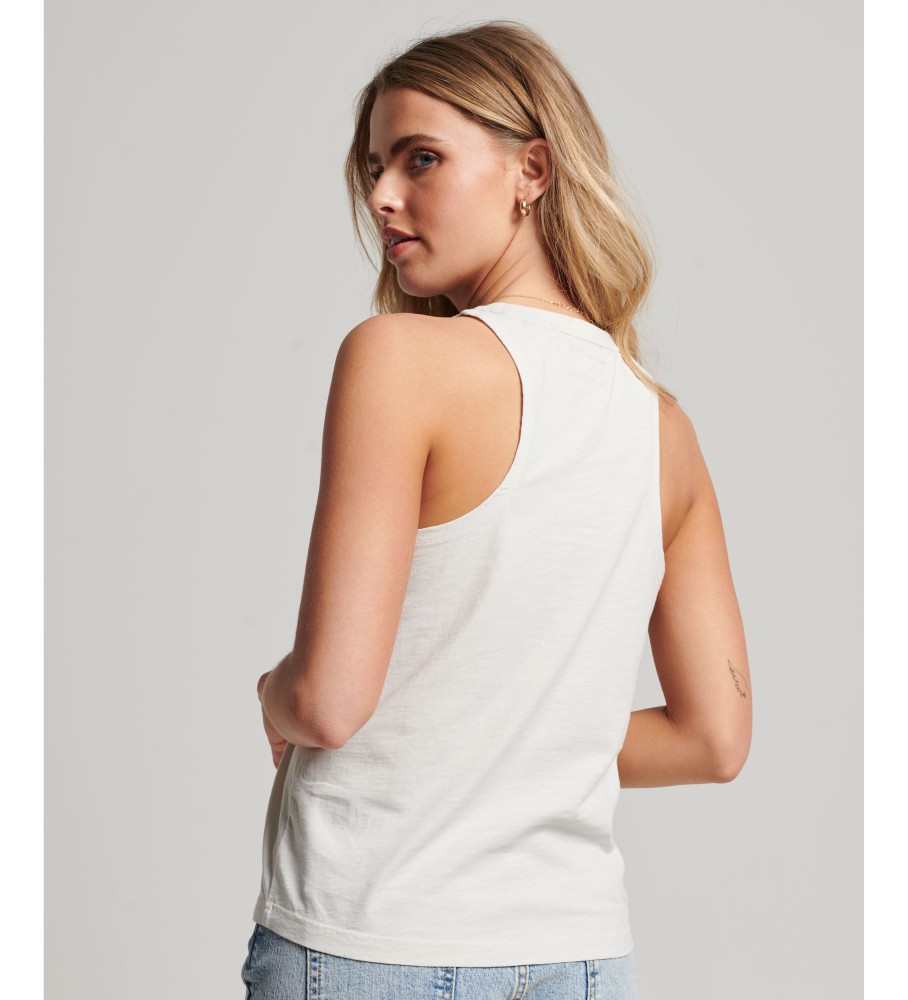 Camiseta Superdry Vintage Narrative Logo Branca