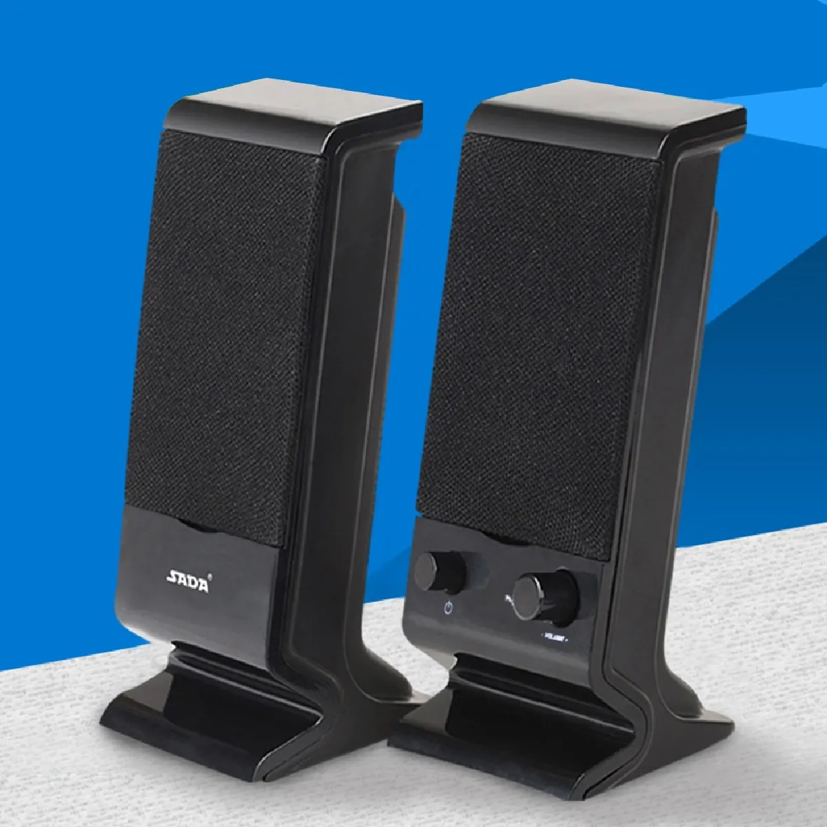 Universal Haut-parleur 3D Stéréo Portable - Noir