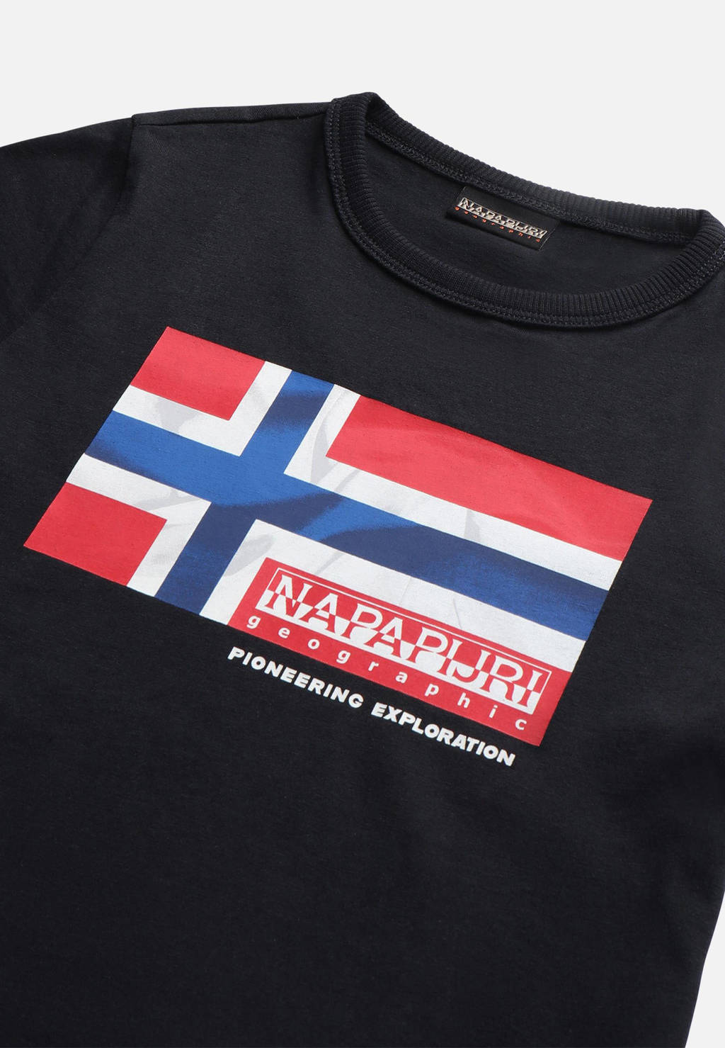 Napapijri T-shirt K S-ZAMORA met logo 041 black