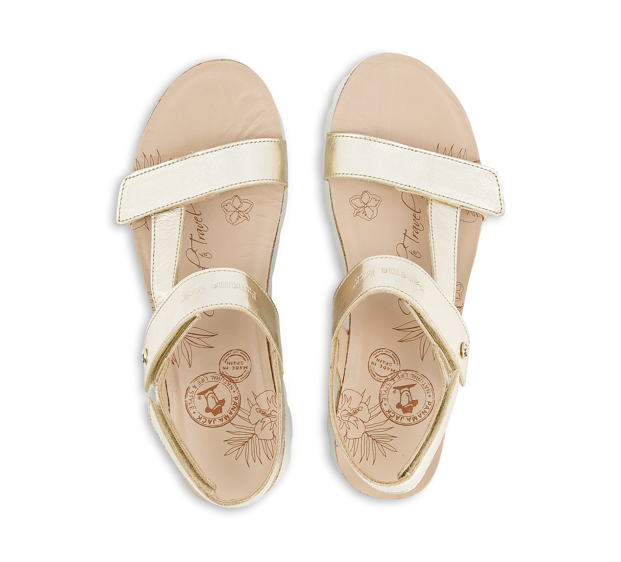 Panama Jack Selma - Riemchensandalen gold