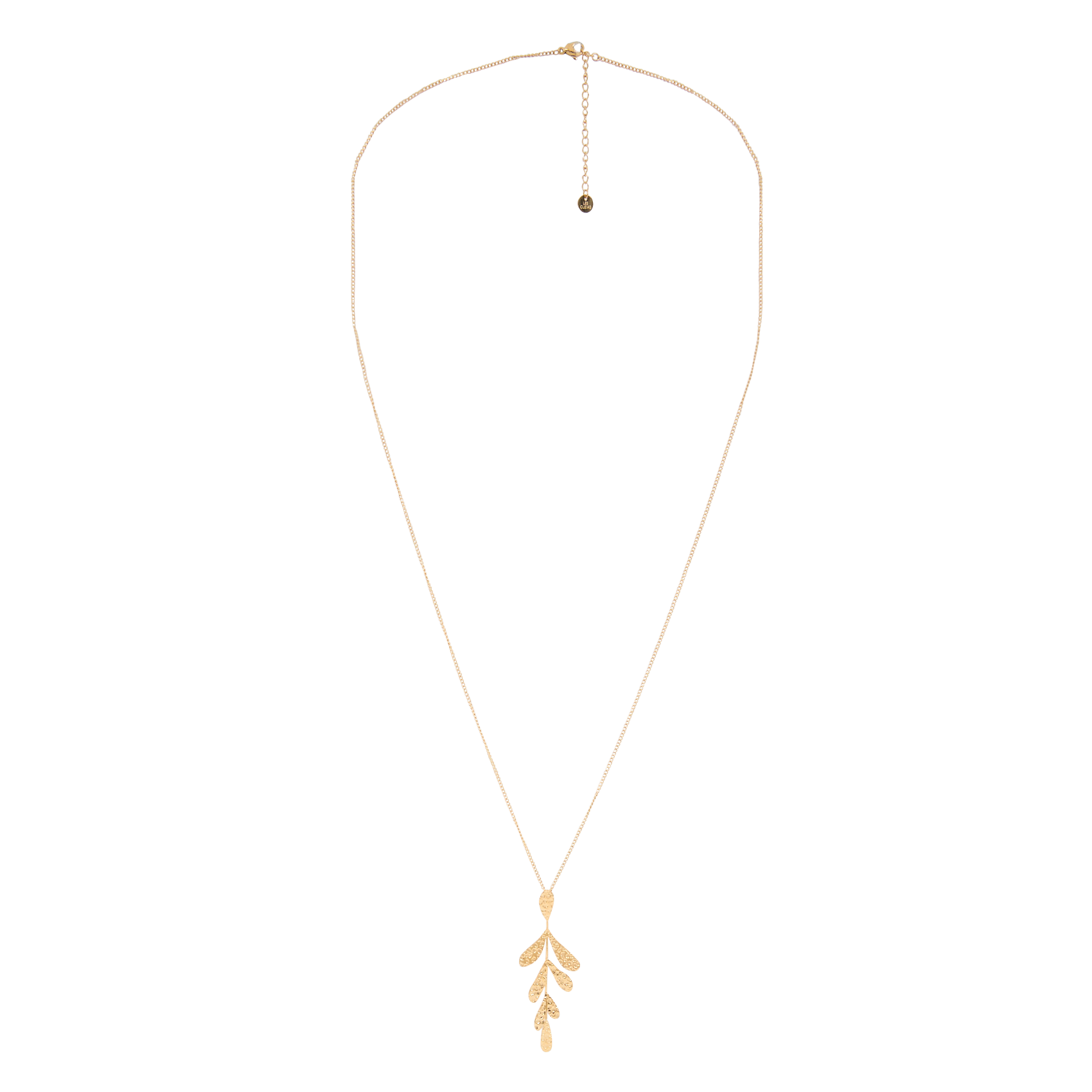 Collier long en acier inoxydabe | Jaune