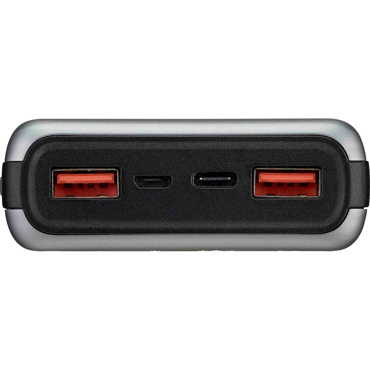 Sandstrøm 20,000mAh aluminium powerbank med PD og QC (grå)