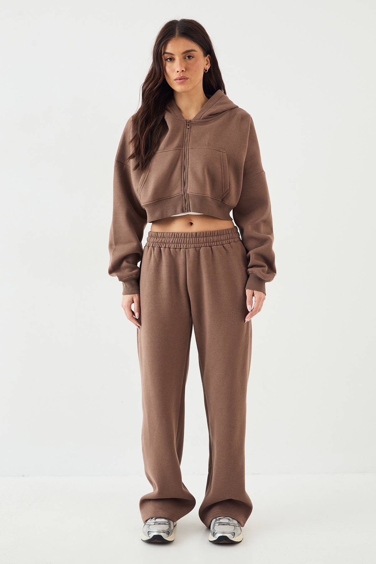 Sweat à casynthétiqueche court boxy zippé DSGN Studio