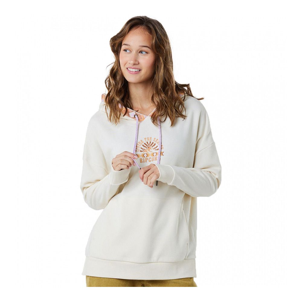 Rip Curl MIKROS FLEECE - Sweat Femme beige