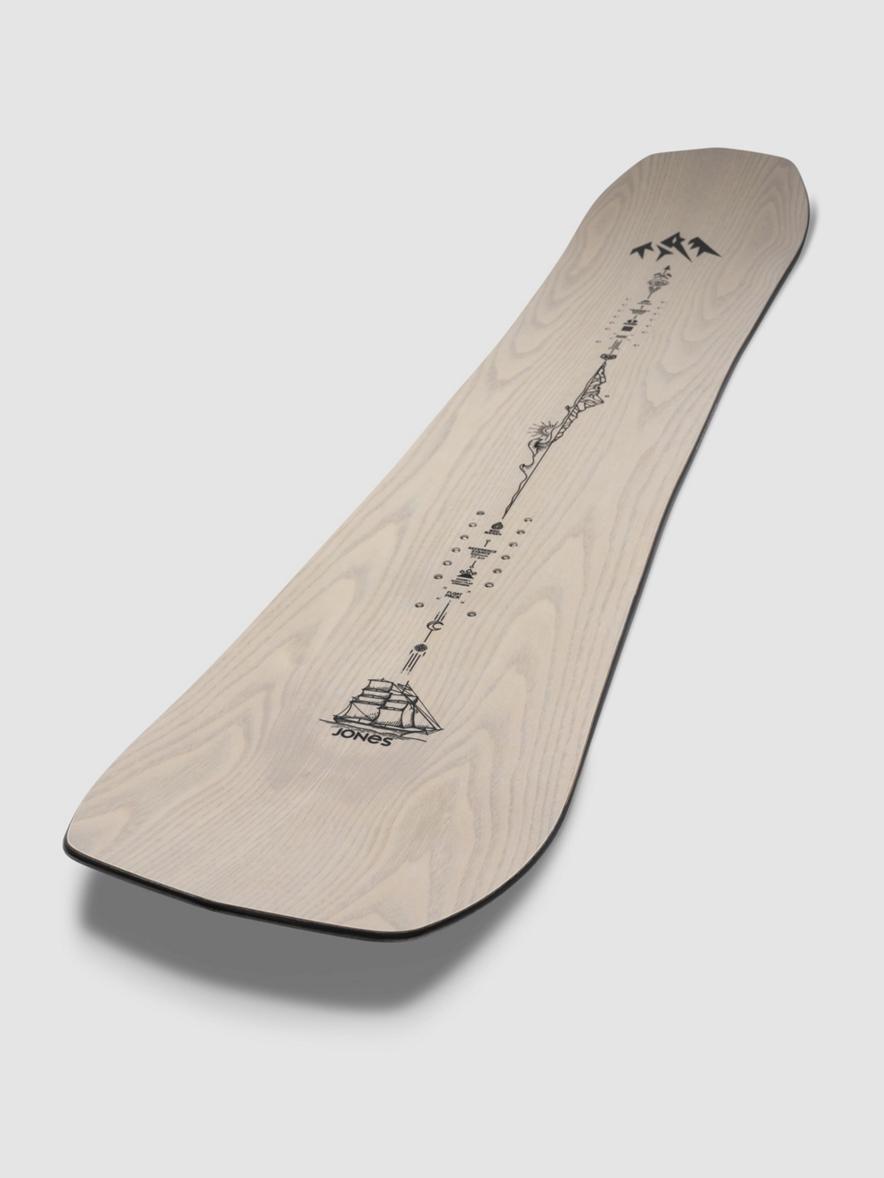 Jones Snowboards Flagship 2025 Snowboard wood veneer