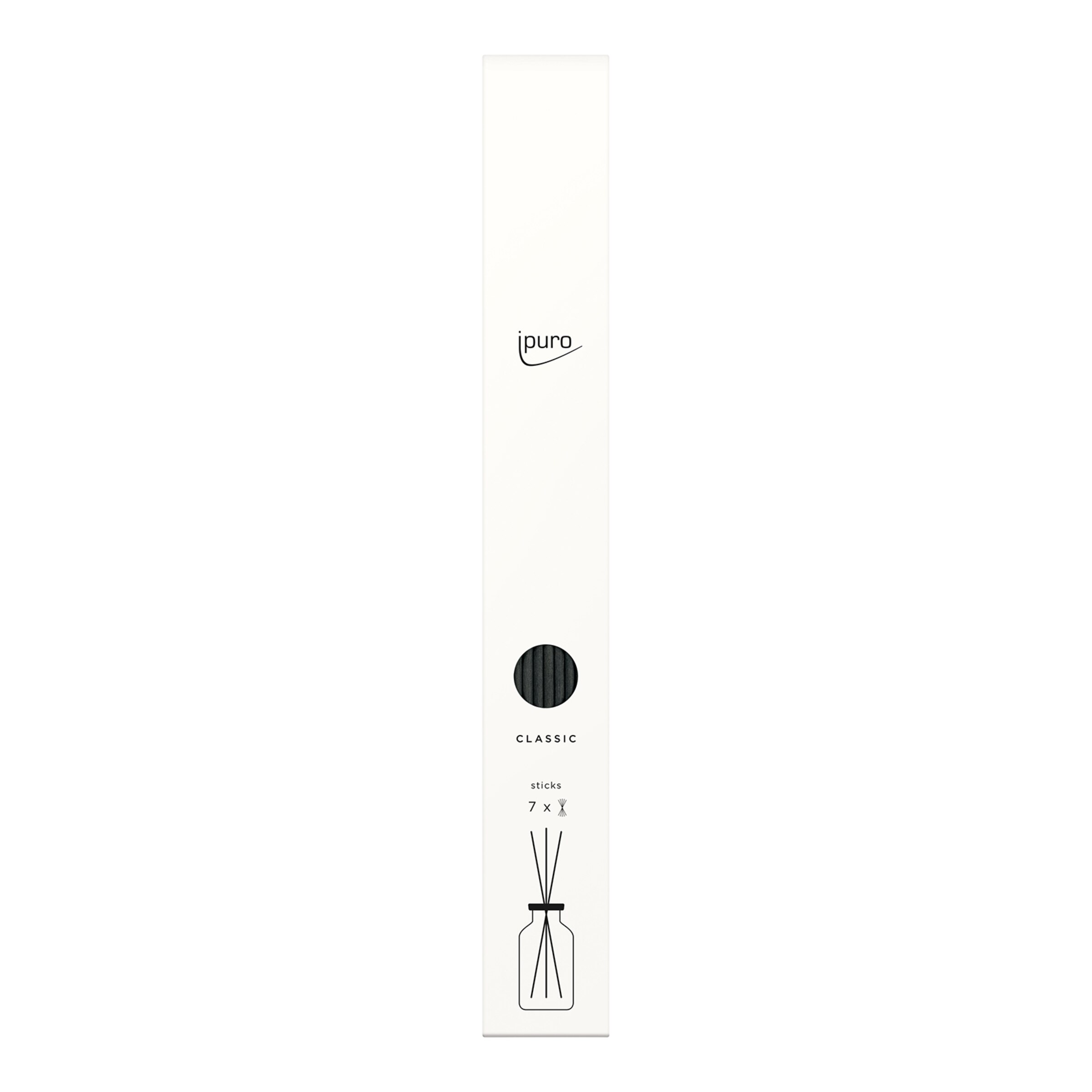 schwarz, L 35 x ⌀ 0,4 cm, 7 Stück