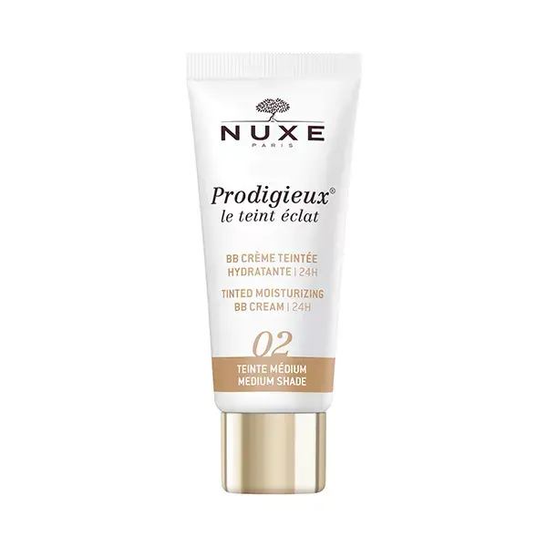 Nuxe Prodigieux® Le Teint Éclat BB Creme Hidratante com Cor 24h Sombra Média 30ml